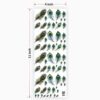 Peacock Feather UV DTF Sticker for Resin Art Ultimate Quality