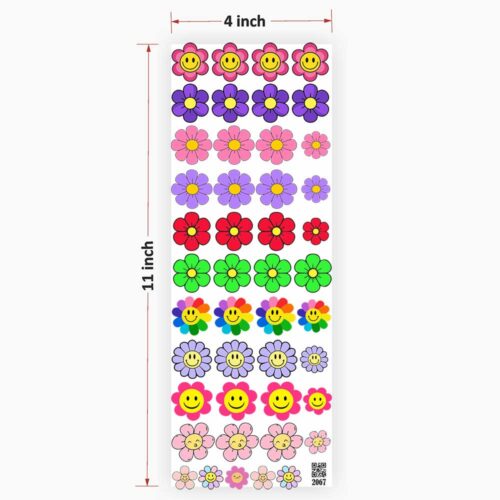 Flowers UV DTF Sticker Premium for Vibrant Resin Art
