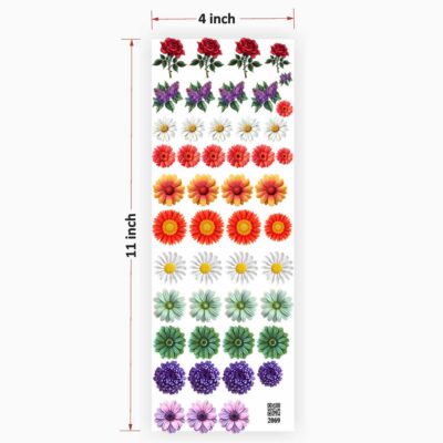 Flowers UV DTF Sticker for Resin art (TR2069)