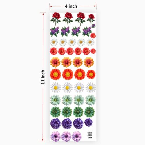 Flowers UV DTF Sticker Premium - Ultimate Resin Art Accessory