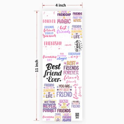 Friends Quotes UV DTF Sticker for Resin art (TR2071)