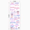 Friends Quotes UV DTF Sticker Premium - Ultimate Resin Art