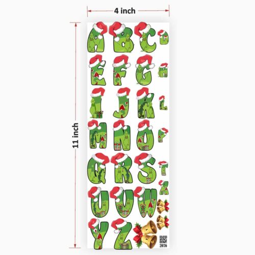 Alphabets UV DTF Sticker Premium for Resin Art