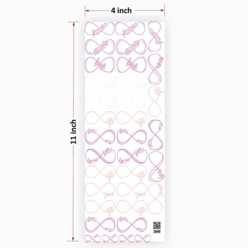 Love Infinity UV DTF Sticker Premium - Ultimate Resin Art Supplies