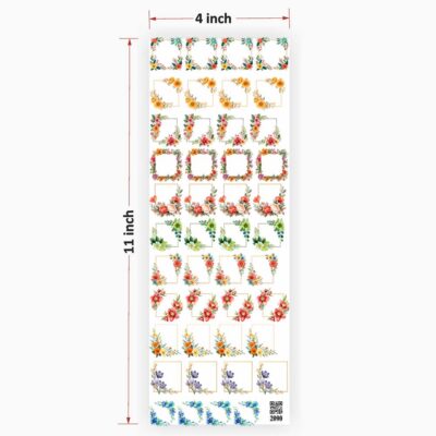Designs Square UV DTF Sticker for Resin art (TR2090)