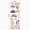 Happy Birthday UV DTF Sticker for Resin Art Ultimate - Vibrant Design