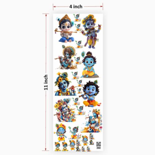 Radhe Krishna UV DTF sticker Premium - Exceptional Resin Art