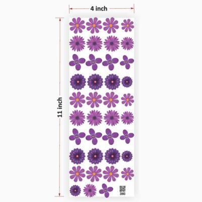 Flowers UV DTF Sticker for Resin art (TR2103)