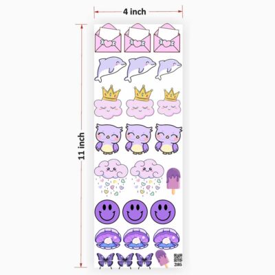 Cartoon UV DTF Sticker for Resin art (TR2105)