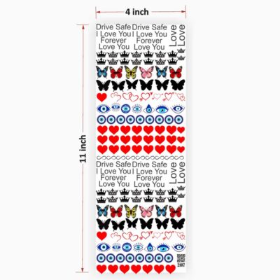 Mix Design UV DTF Sticker for Resin art (TR2107)