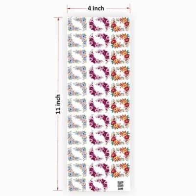 Flowers UV DTF Sticker for Resin art (TR2109)
