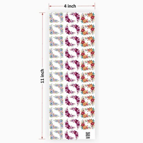 Flowers UV DTF Sticker Ultimate - Resin Art Design