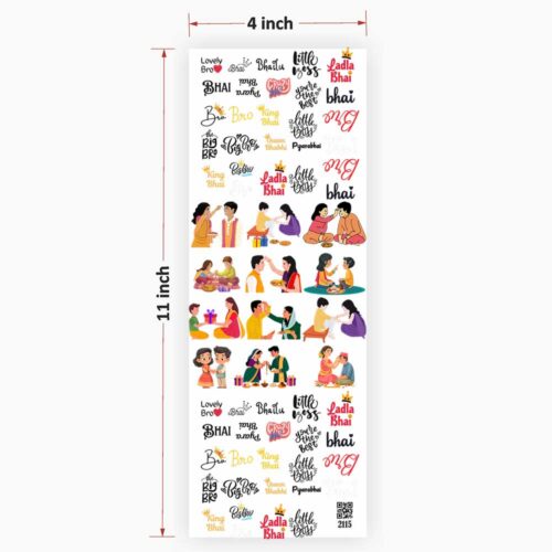 Raksha bandhan UV DTF Sticker Ultimate Resin Art