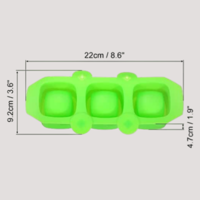 Planter Small Square Silicon Mould (SM330)