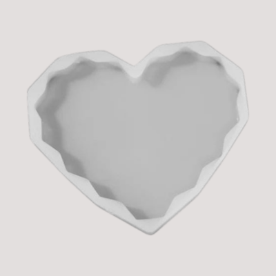 Heart Diamond 5inch 12mm Depth Silicon Mould (SM323)