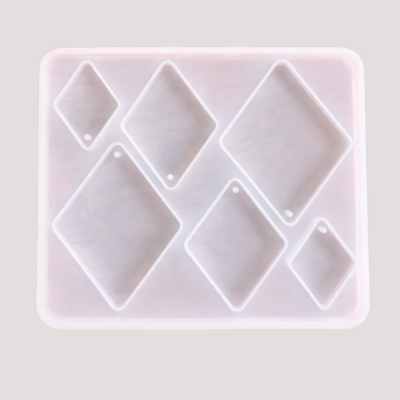 Keychain 4 Cavity Silicon Mould (SM327)