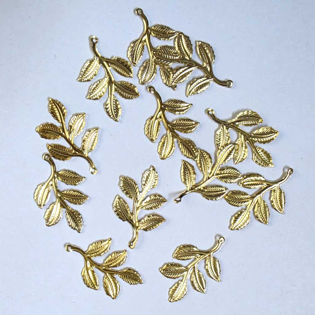 Metal Multi Leafs Golden 12pc (TR331) 1 Metal Multi Leafs Golden Ultimate - Resin Art Supplies