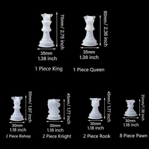 16 In 1 Set Chess Premium - Ultimate Resin Mould
