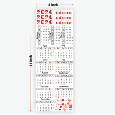 Calendar UVDTF Sticker for Resin art (TR2127)