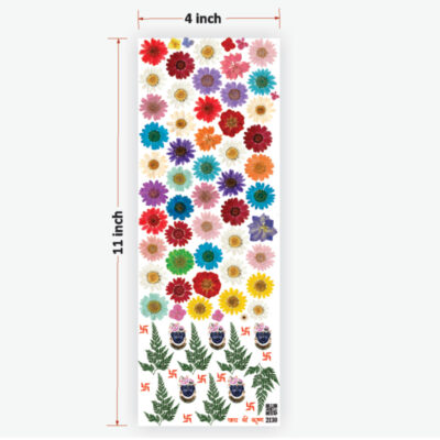 Flower and Shrinathji UVDTF Sticker for Resin art (TR2130)