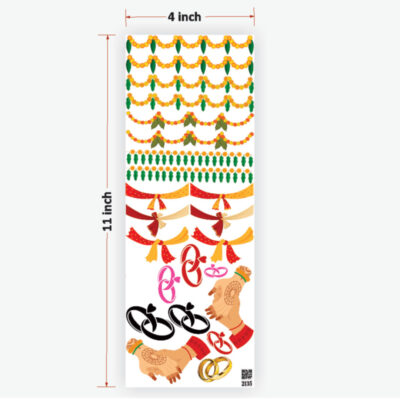 marriage Vector UVDTF Sticker for Resin art (TR2135)
