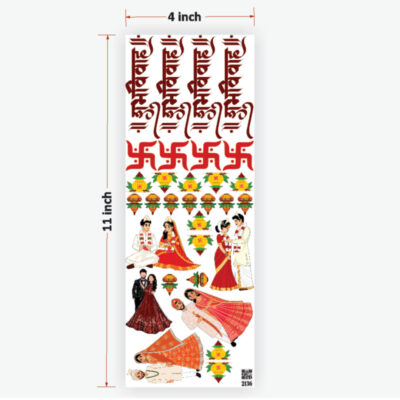 marriage Couple UVDTF Sticker for Resin art (TR2136)