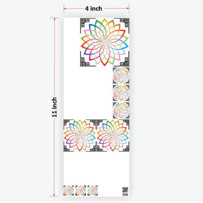 Mandala Art UVDTF Sticker for Resin art (TR2142)