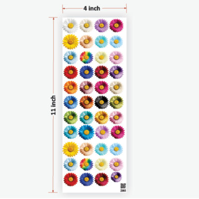 All Colour Daisy Flowers UVDTF Sticker for Resin art (TR2163)