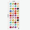 All Colour Flowers UVDTF Sticker Professional - Vibrant Resin Art