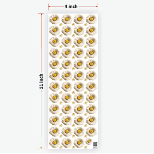 Daisy Ivory Flowers UVDTF Sticker for Resin art (TR2172) - Product Image