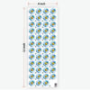 Daisy Dark Blue Flowers UVDTF Sticker for Resin Art Ultimate