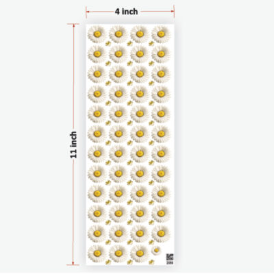 Daisy Off-White Flowers UVDTF Sticker for Resin art (TR2181)