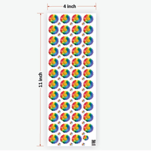 Daisy Rainbow UVDTF Sticker Premium - Ultimate Resin Art Accessory