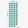 Daisy Rama Green UVDTF Sticker for Resin Art Ultimate