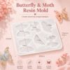 Keychain and Pendant Butterfly Silicone Mold Ultimate - High-Quality Resin Tool