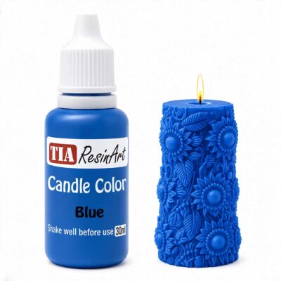 Blue Candle Color Dye for Candle Making – Highly Concentrated Wax Pigment - 30 ml - 30-ml