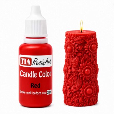 Red Candle Color Dye for Candle Making – Highly Concentrated Wax Pigment - 30 ml - 30-ml