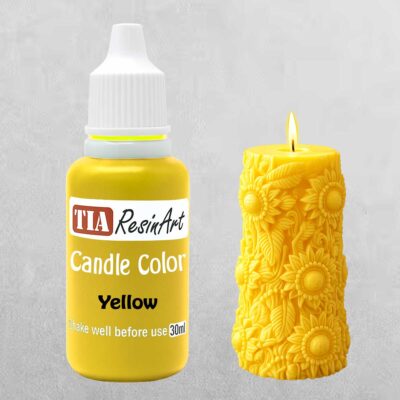 Yellow Candle Color Dye for Candle Making – Highly Concentrated Wax Pigment - 30 ml - 30-ml