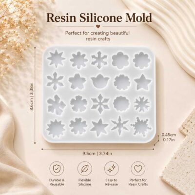 Flower Jewellery Earrings Mold (SM337)
