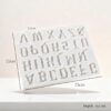 ABCD Alphabet Gothic Letters Mold Ultimate for intricate resin designs