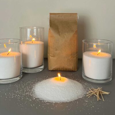 Premium Snow Pearl Candle Wax | Sand Wax For making Candles - 1 KG - 1-kg