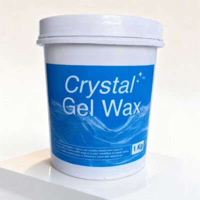 Crystal Gel Wax for Candle Making – Transparent Jelly Wax for Decorative Candles - 1 KG - 1-kg