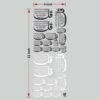 Arabic UV DTF Sticker for Resin art (TR2201)