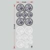 Arabic UV DTF Sticker