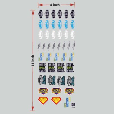 Super Brother UV DTF Transfer Sheet for Resin Art (TR2228)
