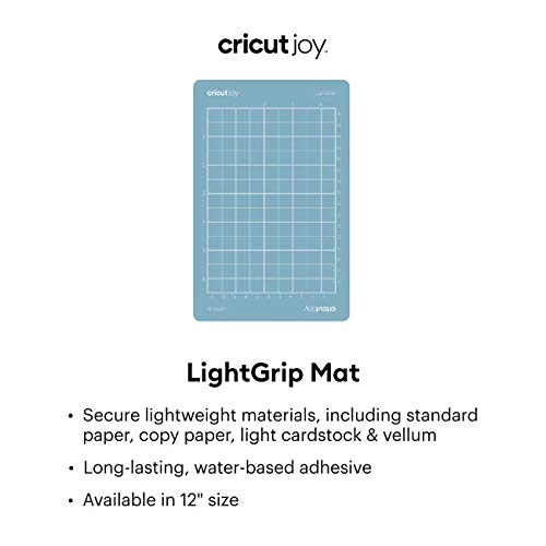 Close-up of Cricut Joy cutting mat with light grip adhesive