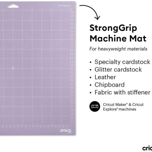 Cricut Adhesive Back Cutting Mats 12"X12" 3/pkg-Green, Blue & Purple 9 Durable adhesive back mats for resin art projects