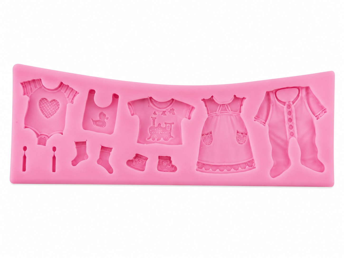 11 Cavity Baby Shirt 17x6cm for Resin art 1 11 Cavity Baby Shirt Premium - Ultimate Resin Mold for Art