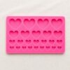 25 Cavity Heart Resin Ultimate - Professional Art Mold
