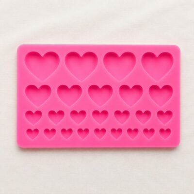 25 Cavity Heart 6.5x4inch For Resin Art